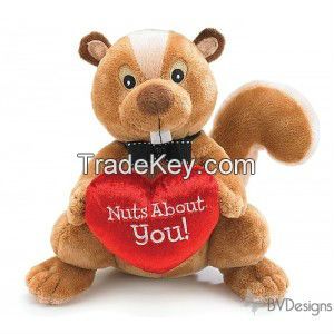 Squirrel soft toy for newborn