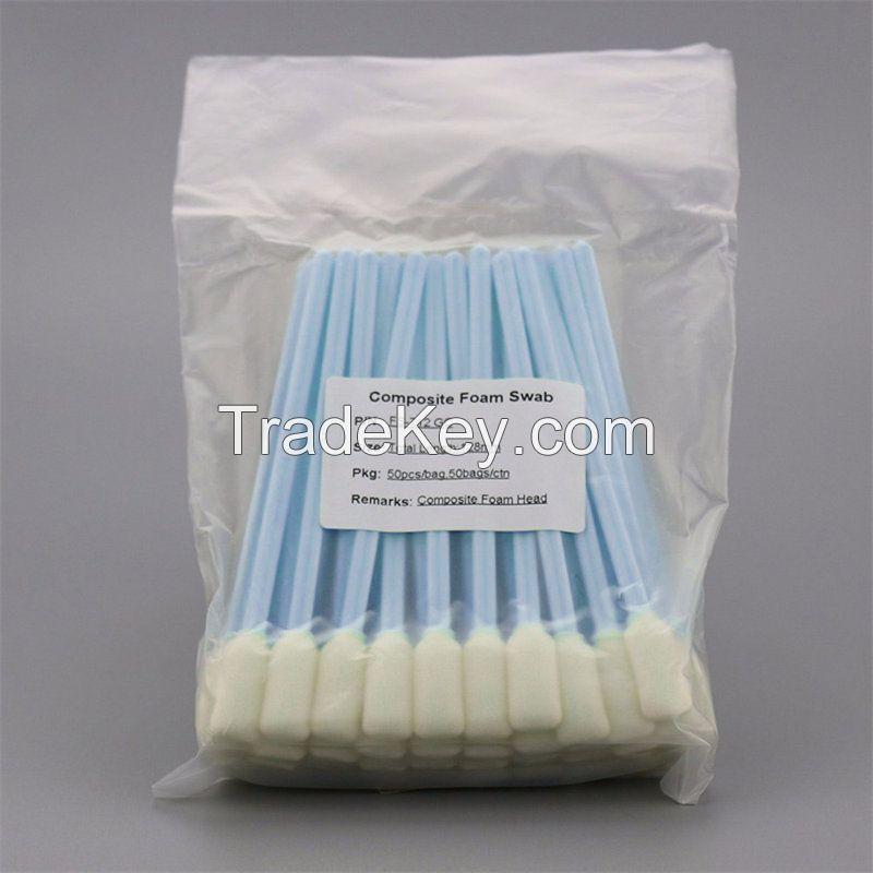 Large Rectangular Head Cleanroom Foam Sponge Cleaning Swab