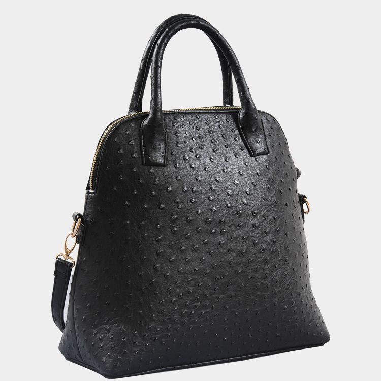 Dome Satchel Top Handle Bag