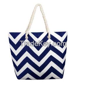 Canvas Shoulder Beach Bag 