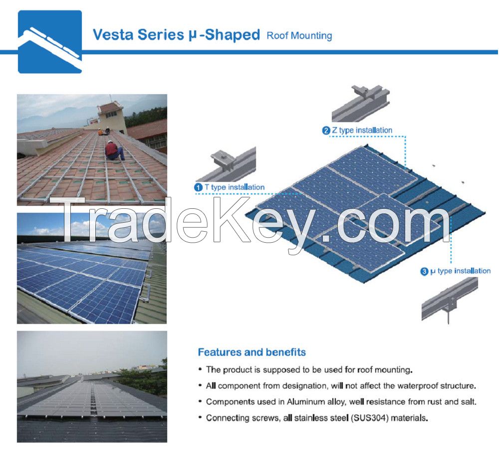 Vesta Series &Icirc;&frac14;-Shaped-Aluminum Alloy