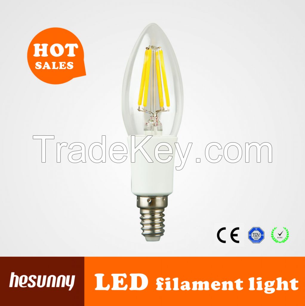 competitive price A60 E26 E27 8W LED filament bulb