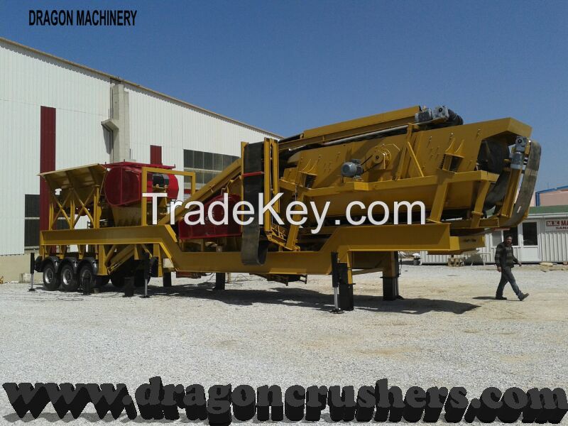 Stone crushing and screening machines