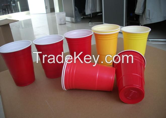 16oz disposable plastic party beer cup red party cup