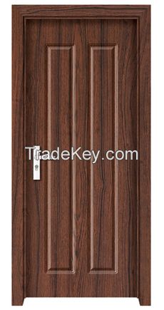 Hot sale cheap interior PVC wooden door for bathroom