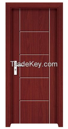 2014 popular design interior door PVC wooden door for bedroom