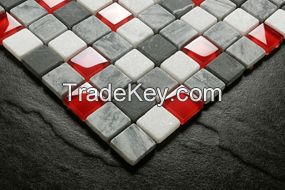 glass stone blend mosaic tiles kitchen mosaic wall tile bathroom mosaics