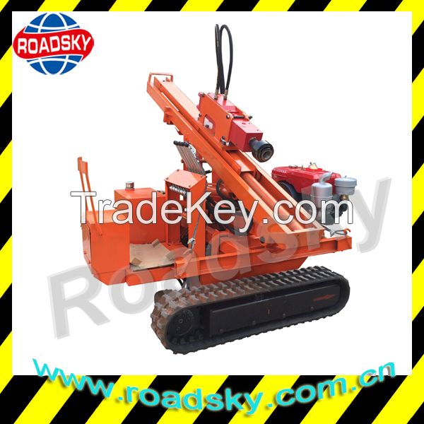 Mini Crawler Pile Driver for Photovoltaic installation