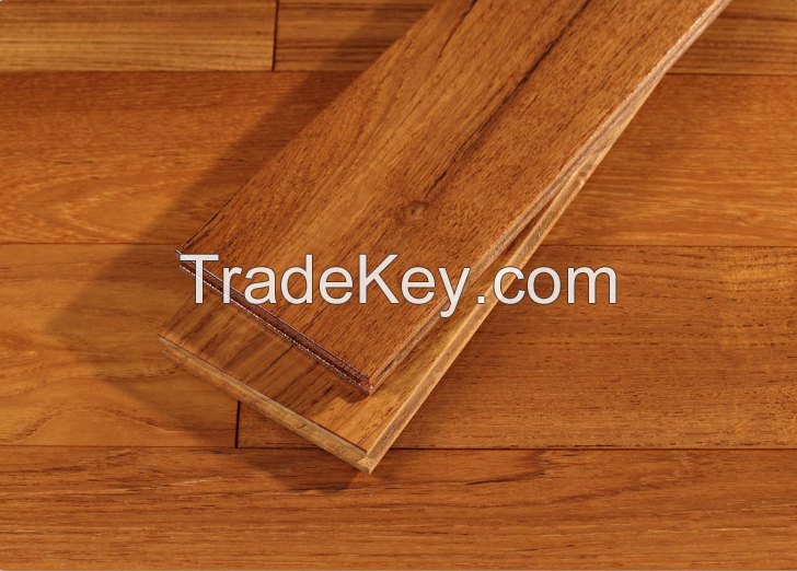 natural golden burma teak solid timber floor