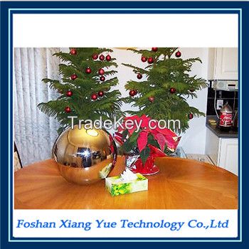 Christmas decoration colored drawing steel hollow ball