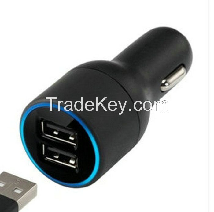 Dual USB Car Charger with 2.1A