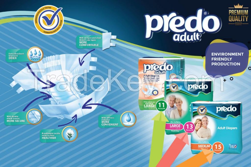 PREDO ADULT DIAPERS