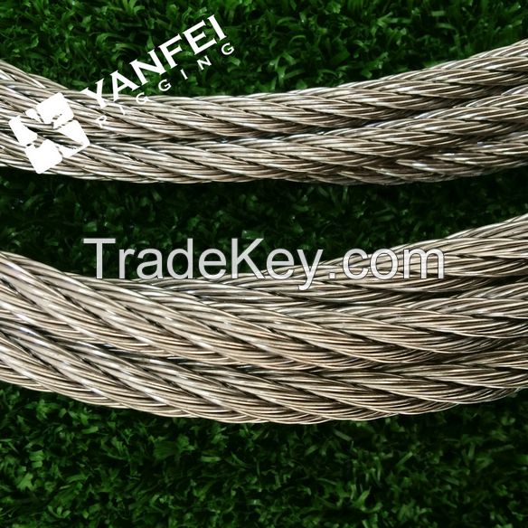 Stainless Steel 304/316 Steel Wire Rope For Crane