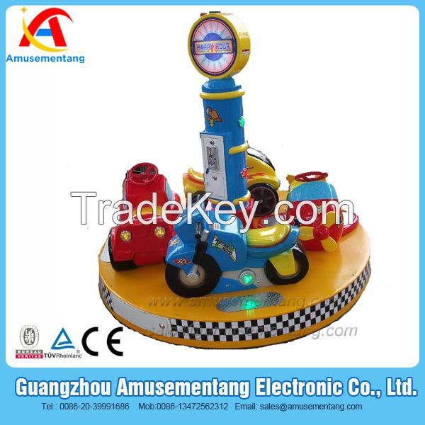 AT0901 Amusementang mini 3 seats merry go round for kids park carousel for sale