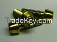 Cylindrical Titanium Screw M6 Hex Bolt and Bolt