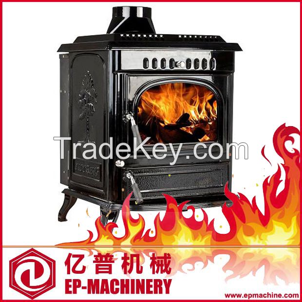 wood burning stove fireplace