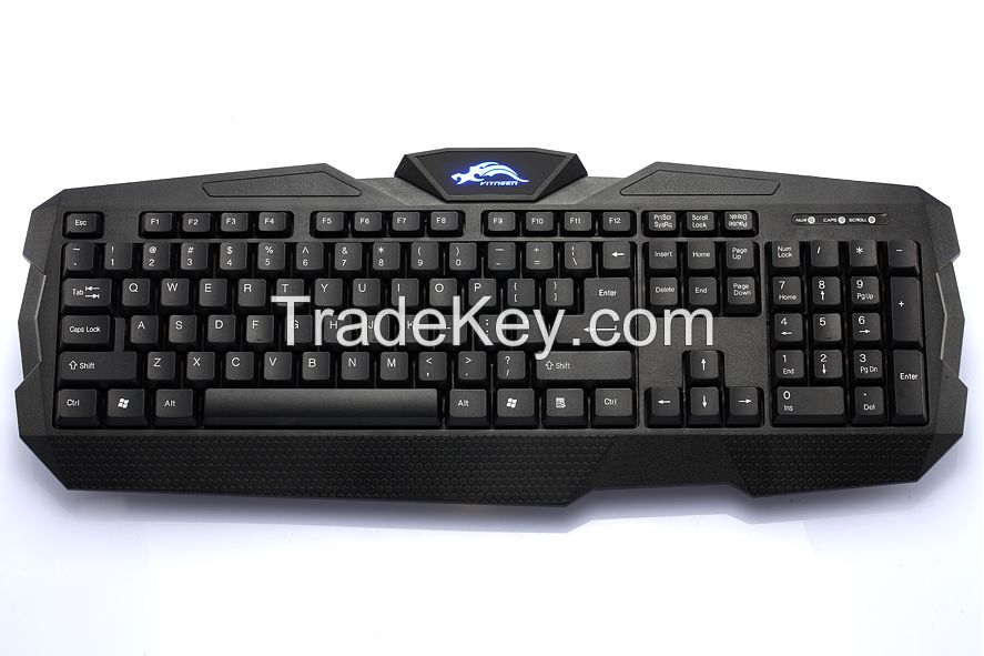 KB-9200 Back lit logo standard wired USB keyboard