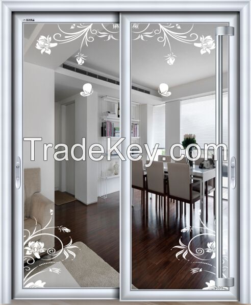 ACG brand European standard high quality aluminium framed sliding glass door