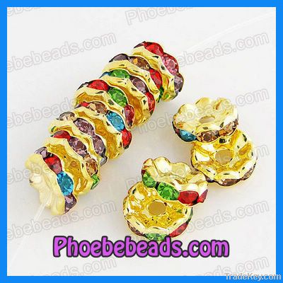 Rhinestone Spacer Beads