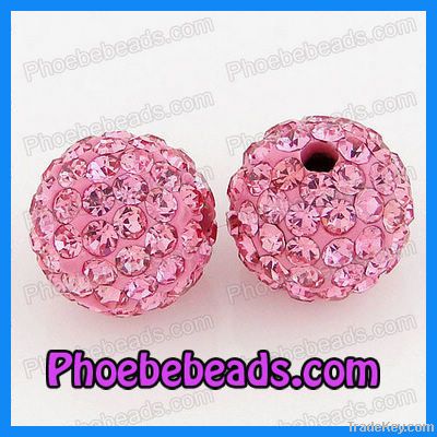 Clay Crystal Pave Bead