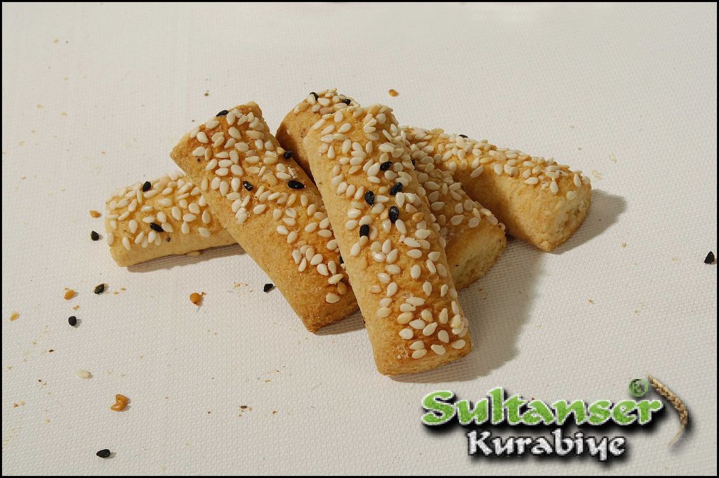 Salty Shortbread with Sesame