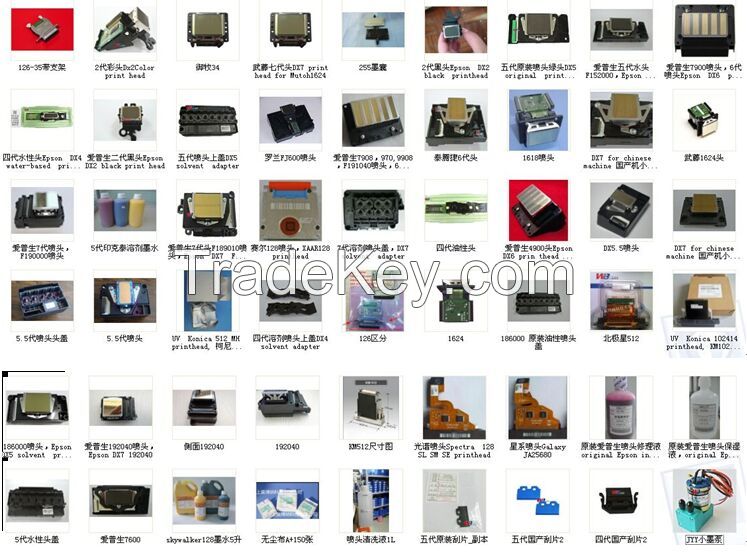 Pictorial machin DX6 F191040 /7908/7910/9700/9908/9910 printhead