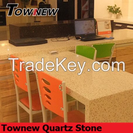 High hardness edging scratch-resistance non-radiative quartz countertop