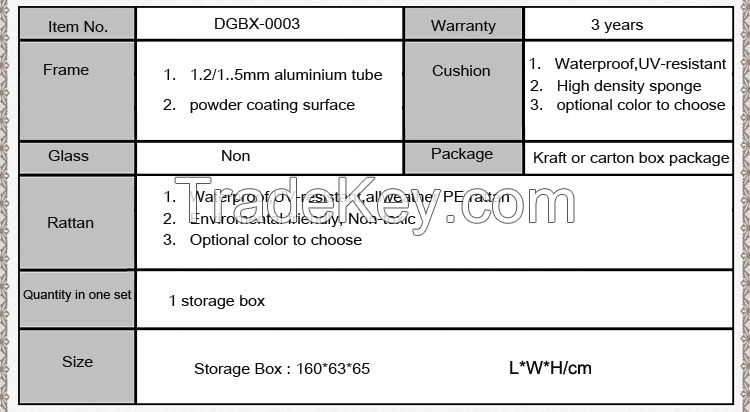 outdoor rattan furniture garden storage box