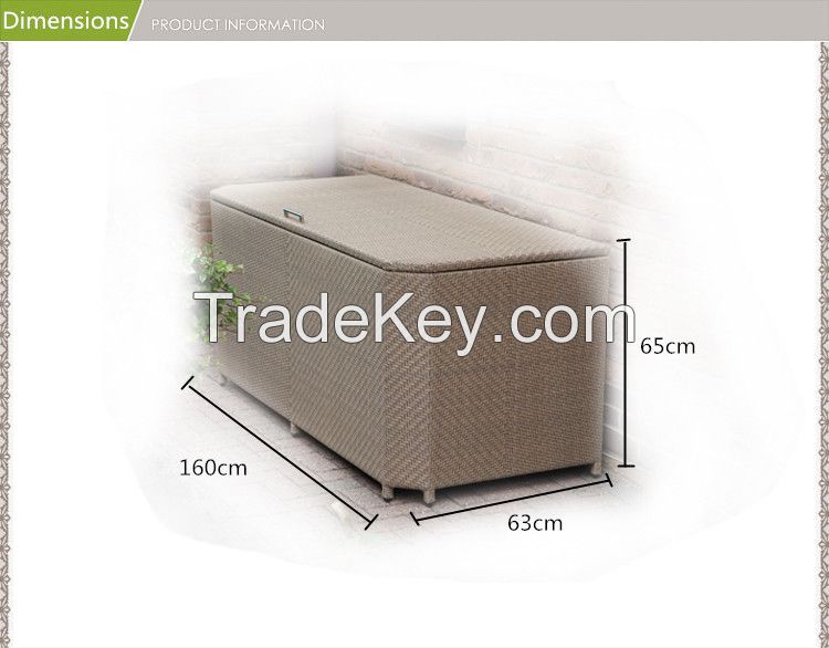 outdoor rattan furniture garden storage box