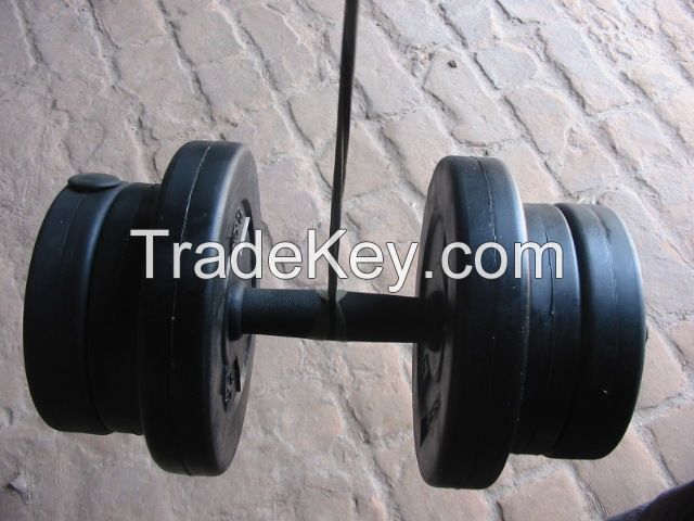 Hengda Black Painted Chrome Concrete Weight plate 