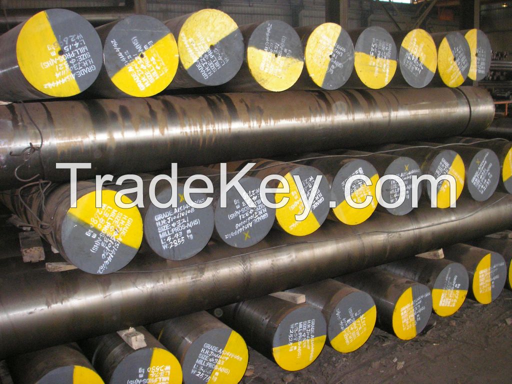 Forged steel round bar