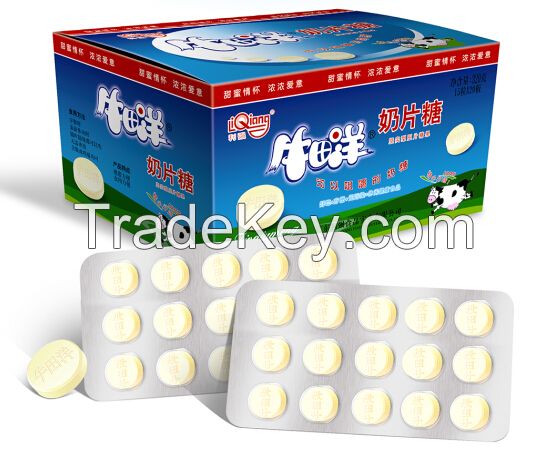 Dry milk candy 