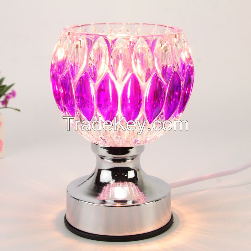 Manufacture electric Glass fragrance lamp oil burner aroma burner C0532