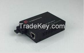 9k Byte Data Packet Opitc Fiber Media Converter , SFP To RJ45 Converter