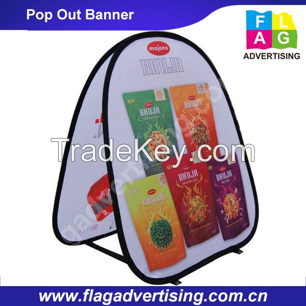 Manufacturer Portable Outdoor advertising Fabric Pop up Banner,pop out banner