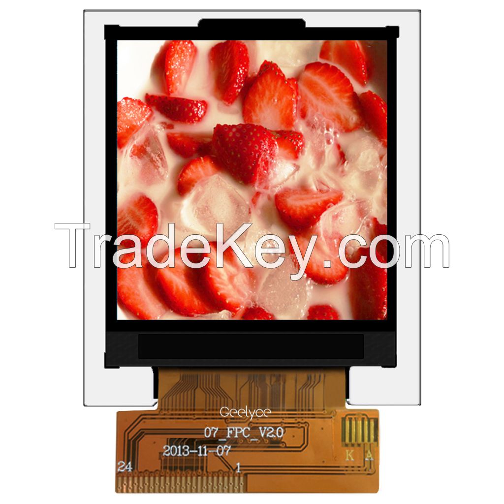 1.44-inch Touch LCD Monitor, 128 RGB x 128P Resolution, 8/16 Bits Interface and LED Backlight