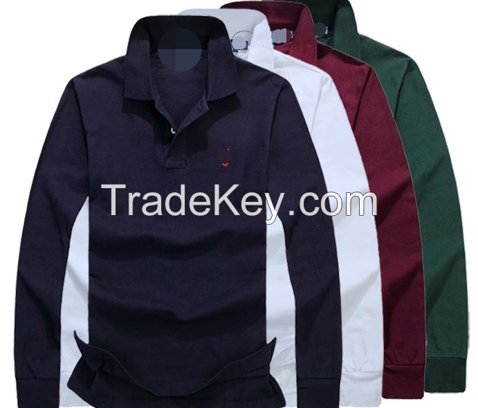 Long-sleeved POLO shirt