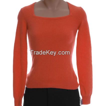 square neck sweater