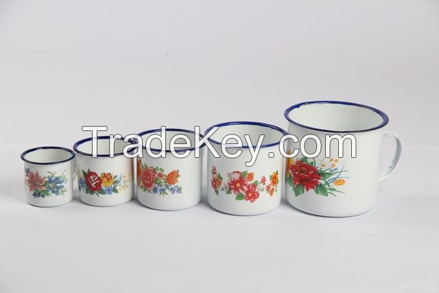 Promotion enamel mug coffee cup enamelware in Africa