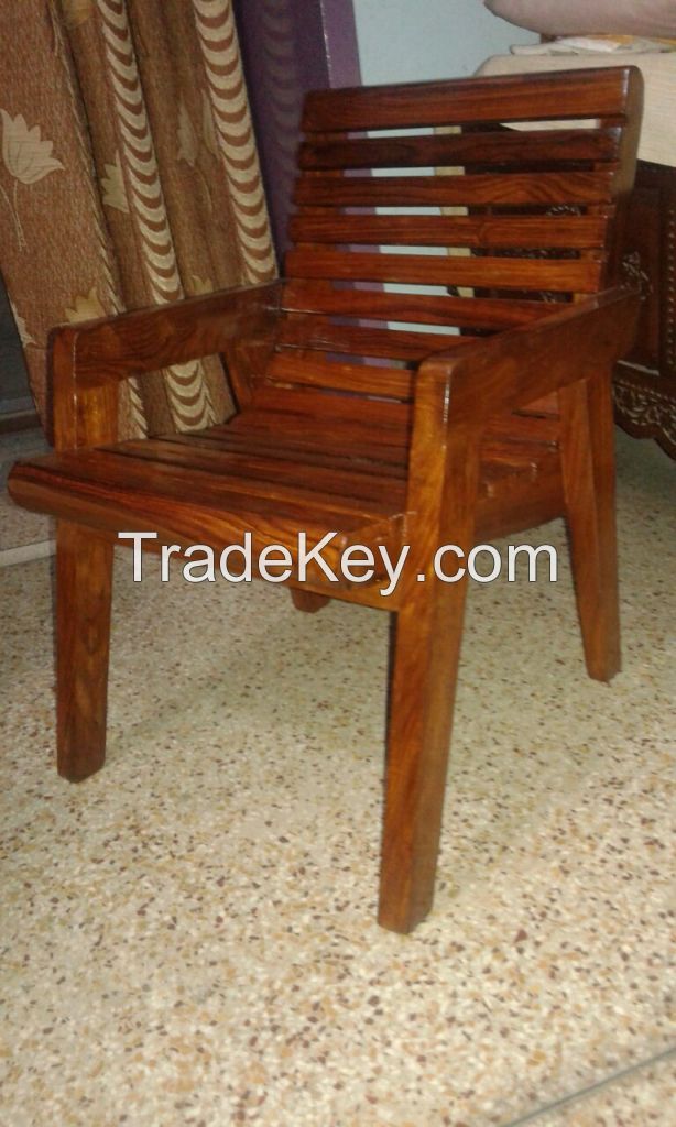 teak wood chair