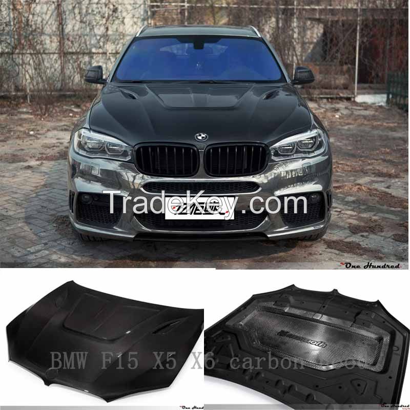 BMW F15 X5 X6 carbon hood 