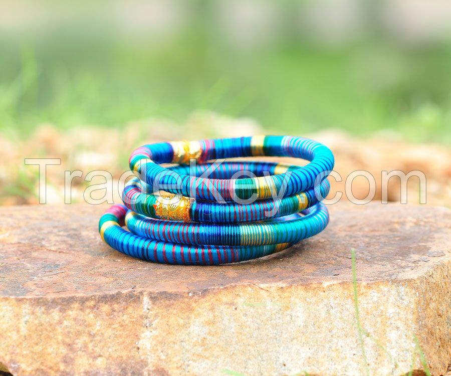 Silk Bangles, Thread Bangles at Wholesale