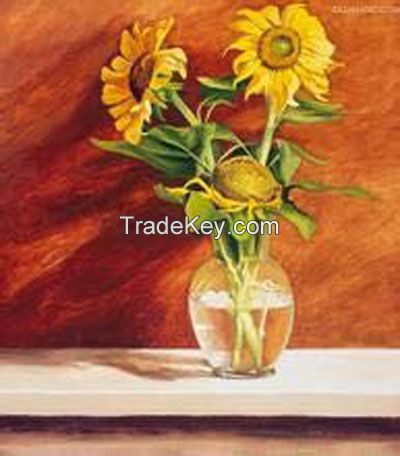 sunflower oil painting