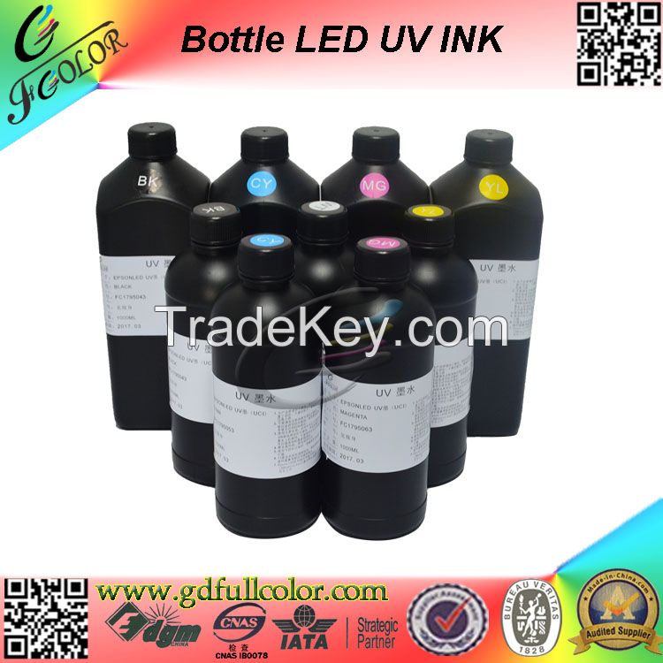 Flatbed Printer LED UV Curing Ink for Epsond DX5 head