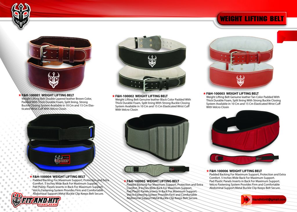 Weight Lifting Belts