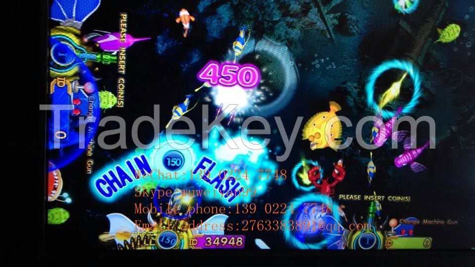 coin operated igs fishing game machine