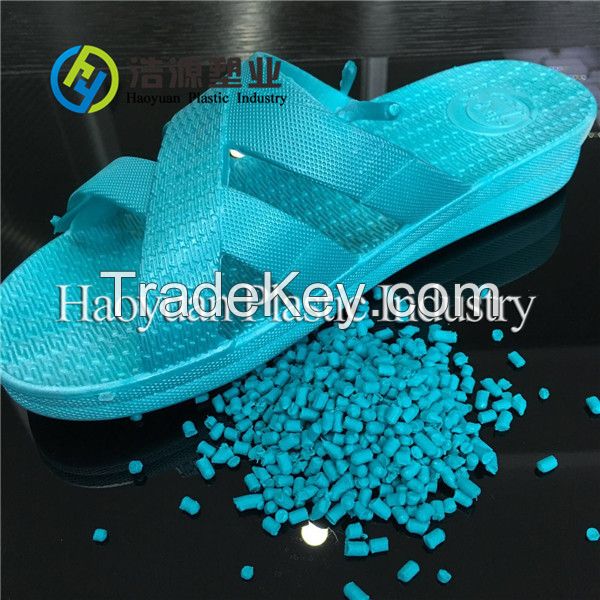 foamed pvc granules for air blowing shoes production