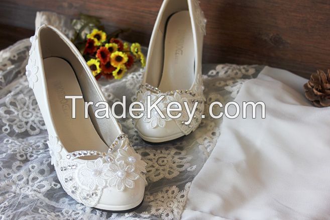 lace wedding shoes