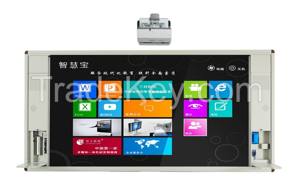 8300 series all-in-one pc with 120inch optical interactive whiteboard learning system for smart classroom