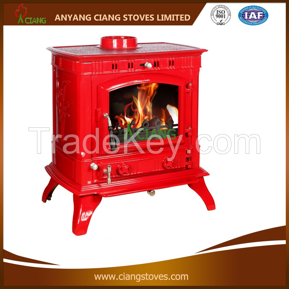 High quality Enamel cast iron fireplace